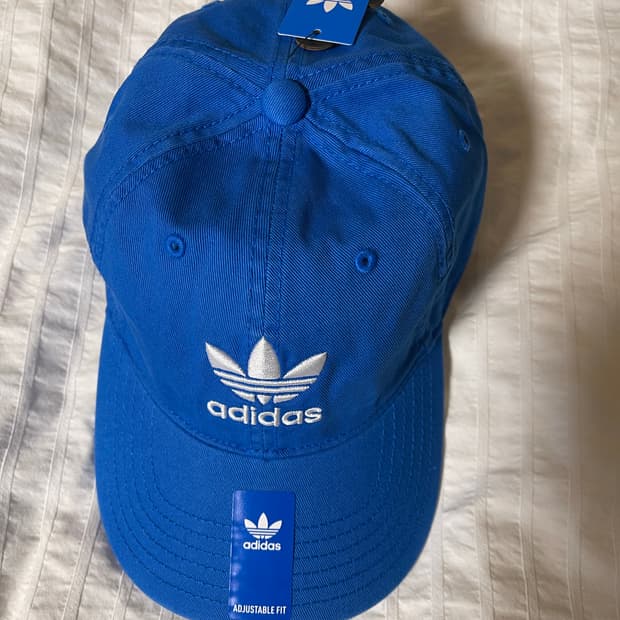 (새상품) 아디다스 adidas 볼캡 모자 블루