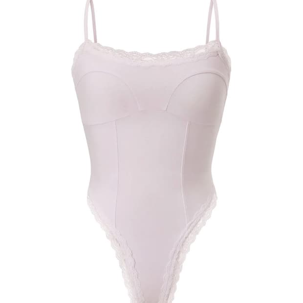Threetimes Evelyn lace top (pink)