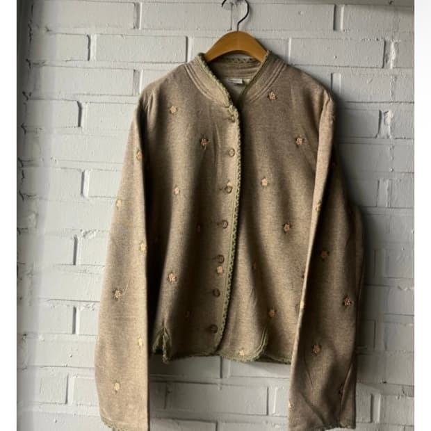 샵페어리 빈티지 베네통 기모 가디건 자켓