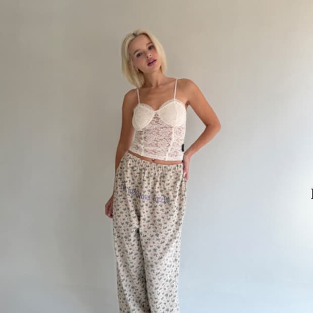 미스테리어스호텔 플라워 팬츠