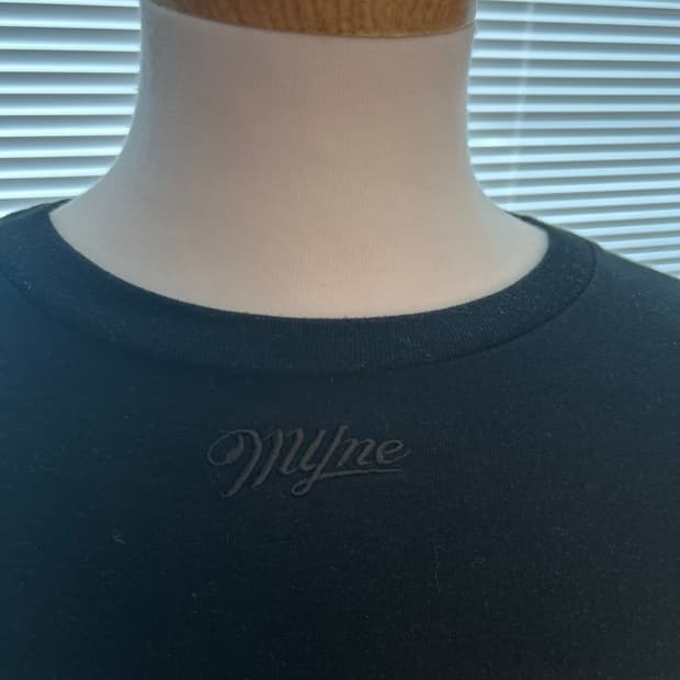 MYNE 블랙 롱슬리브 M