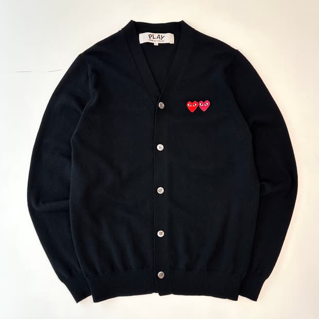 Comme Des Garcons Play 하트 가디건
