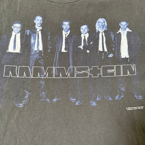 90s 람슈타인 티셔츠 XL