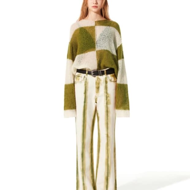 Salty pebble knit (light green)