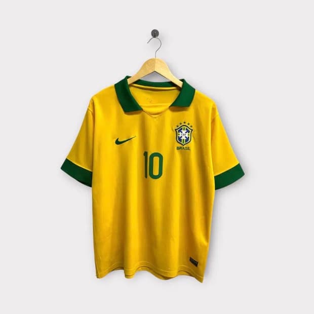 브라질 축구 카라 유니폼 L