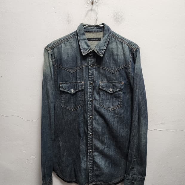 캘빈클라인 데님 웨스턴 셔츠
