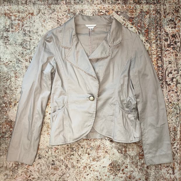 Vintage cotton shirring jacket 