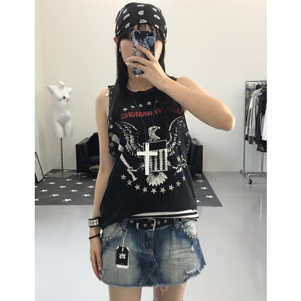 Johnny Eagle Graphic Sleeveless
