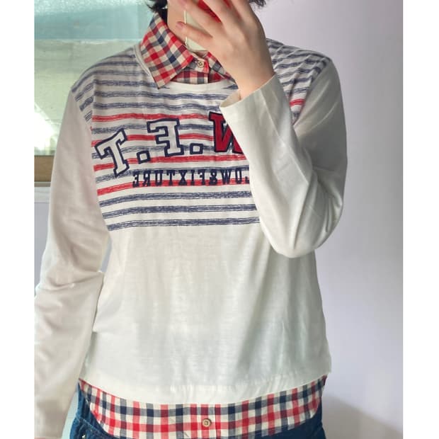 데드스탁) 너드 레이어드티