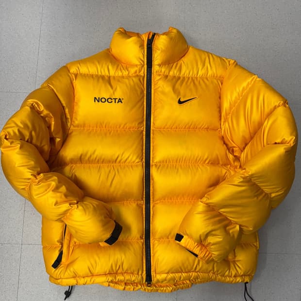 나이키 드레이크 녹타 패딩 옐로