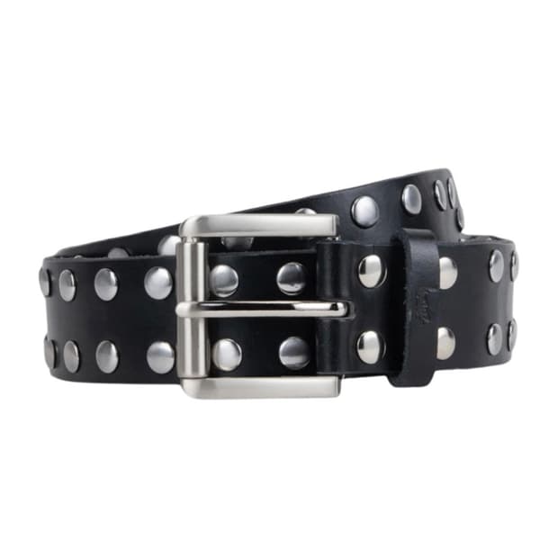 스투시 8볼 스터드 벨트 블랙
