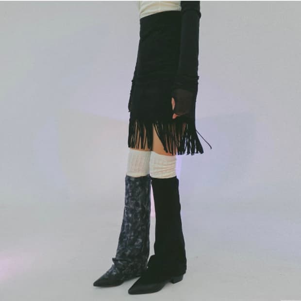 스웨이드 수술스커트