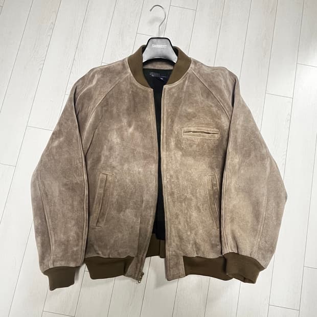 90s 빈티지 폴로 스웨이드 봄버 자켓(105~110)