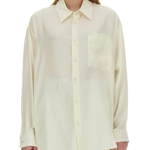 Lemaire 라이오셀 더블포켓 셔츠