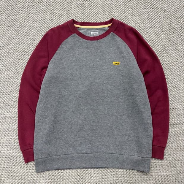 리바이스 로고 레글런 맨투맨  v2052