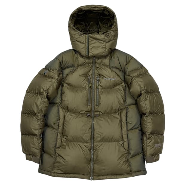 몽벨 빈티지 윈드스토퍼 나일론 패딩 아미브라운 2XL 110