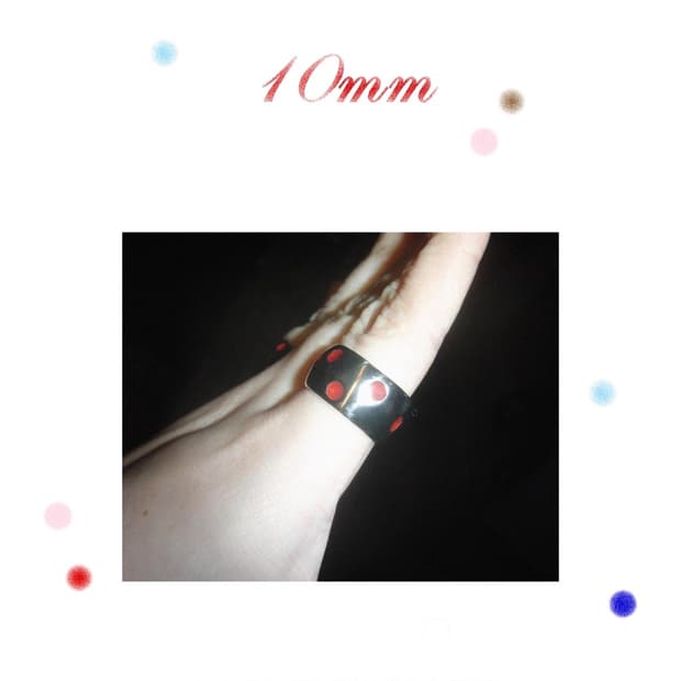 더하트띠프 thearthief dancing dot 10mm 반지