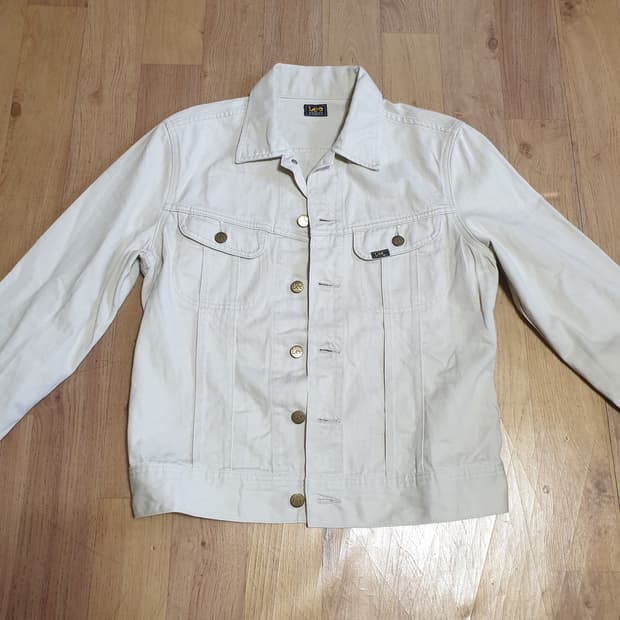 lee 트러커자켓 데님자켓 에크루 아이보리