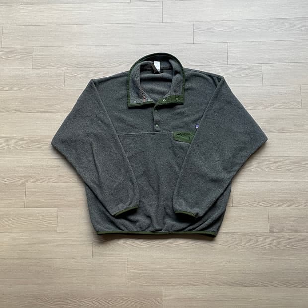 파타고니아 신칠라 그레이 그린 rare patagonia 빈티지