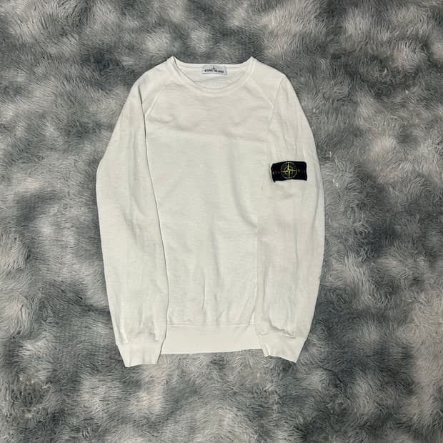 [M size] 스톤아일랜드 맨투맨 화이트