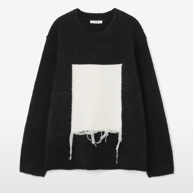 밀로우먼 부클 스웨터 풀오버 니트