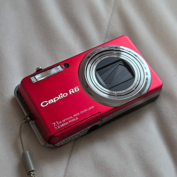Ricoh Caplio R6 Red (작례○, 설명 필독)
