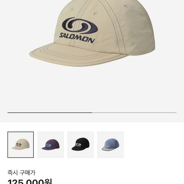 Salomon Link 6 Panel Cap Beige