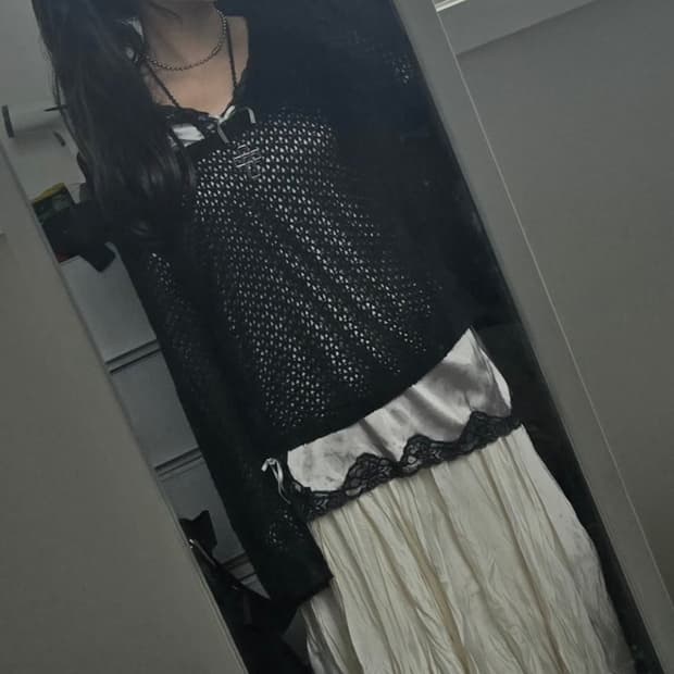 와걸 실크나시니트상의셋