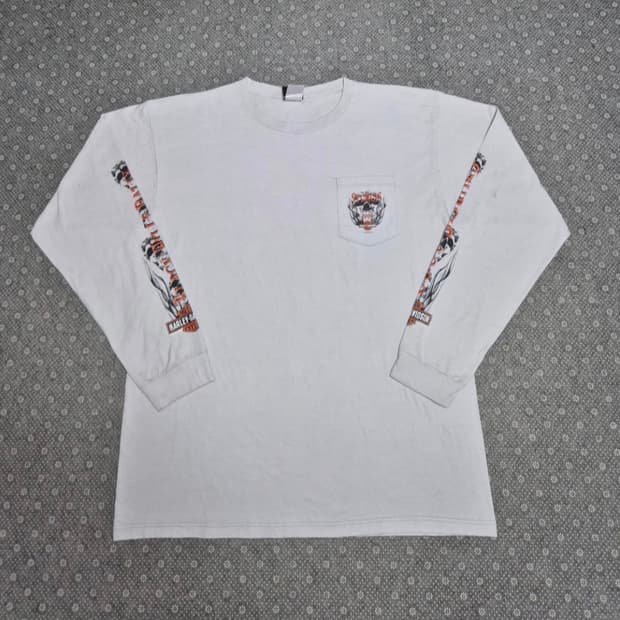 [XL] 00s US Made 할리데이비슨 슬리브 -337