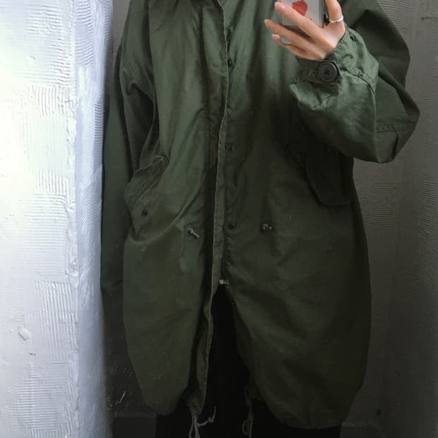 오리지널 M-65 피쉬테일 카키 파카