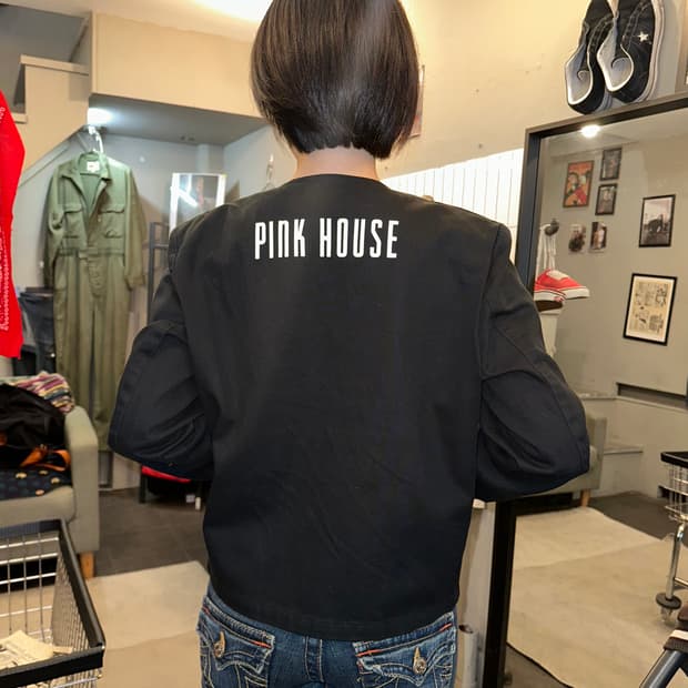 Pink House snap button jacket