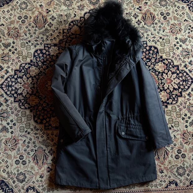 미스터앤미세스 밍크 피쉬테일 파카 100