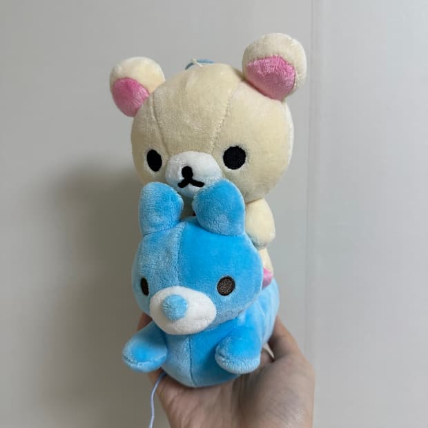 산엑스 레어 희귀 코리락쿠마 리락쿠마 토끼 풍선 인형 우사기