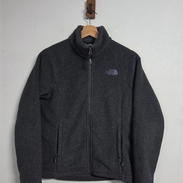 노스페이스 여성 차콜 플리스 집업 90