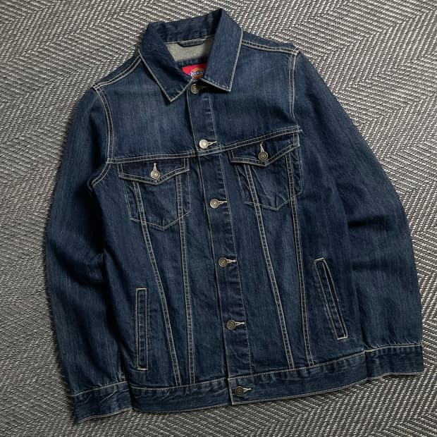 디키즈 USA 인디고 데님 트러커 자켓y 4988