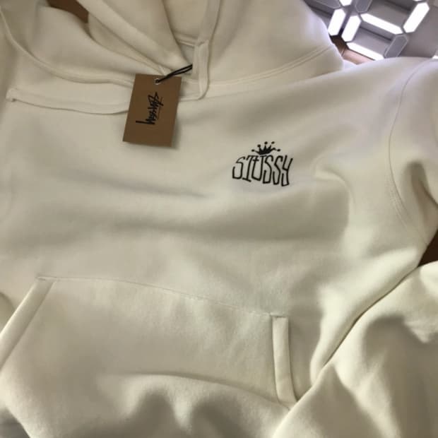 스투시 크라운 인터내셔널 후드 