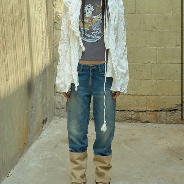 오픈와이와이 CLASSIC DENIM PANTS 01, BLUE M사이즈