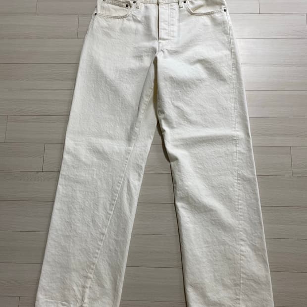 선플라워 SUNFLOWER 와이드 트위스트 데님 팬츠 31/34