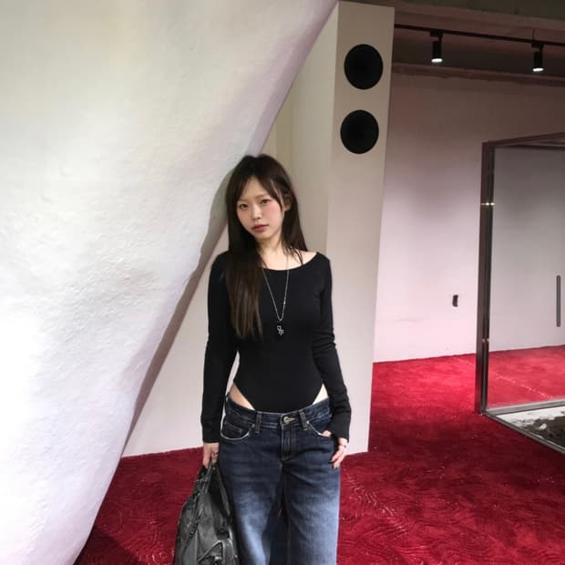 아워캐비넷 pinter denim pants