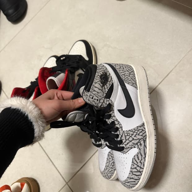 매장구매 나이키 에어조던 레트로 1 하이 OG 테크그레이 230