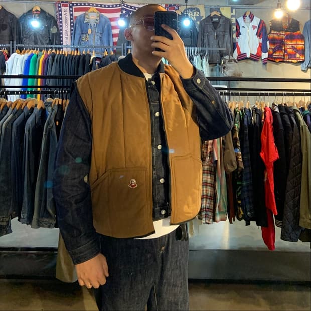 USA RefrigiWear 캔버스 패디드 워크 베스트 XL 브라운