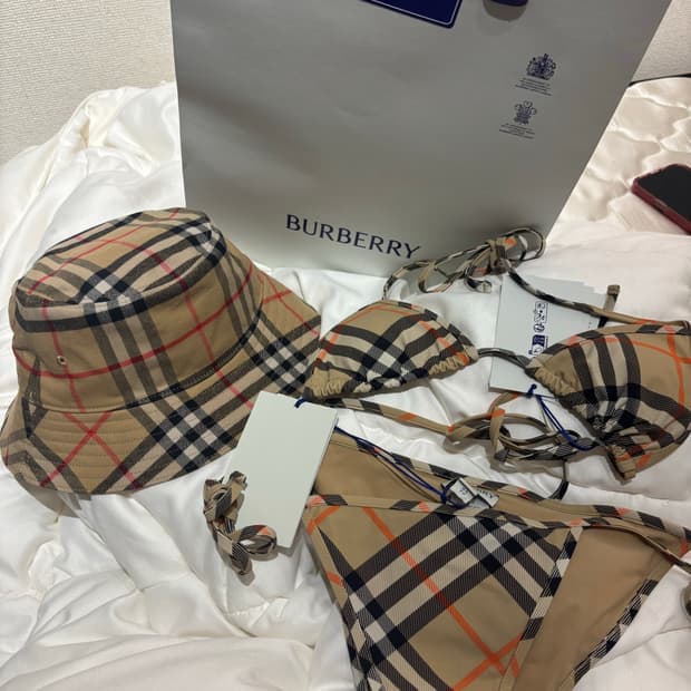 버버리 비키니 세트