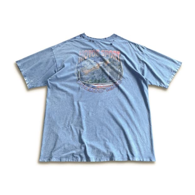00s Distressed Faded Harley Davidson T