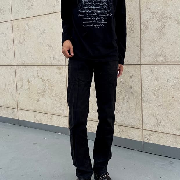 “Edwin 503”Black Chic Mood straight-Fit 