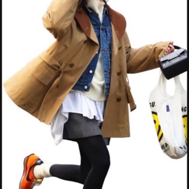 나이키 와플트레이너 스타피쉬 오렌지 230mm