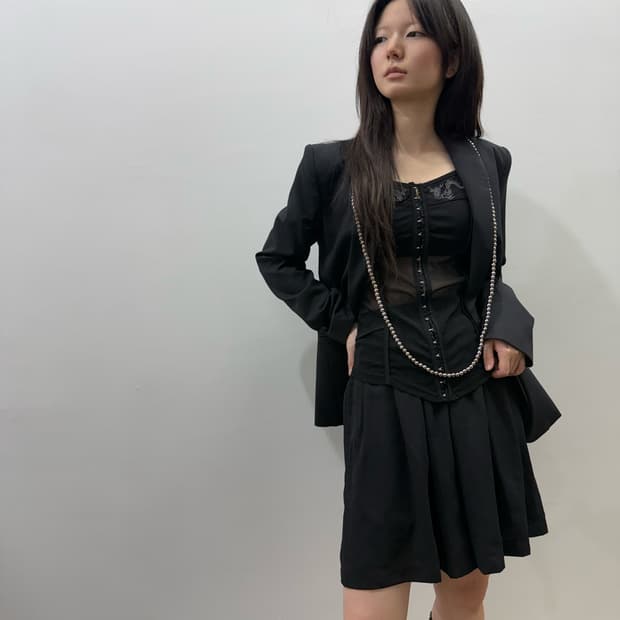 꼼데가르송 트리콧 숏타입 팬츠