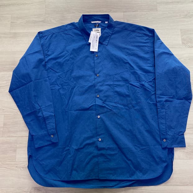 나나미카 OOAL L/S WIND SHIRT 블루 L사이즈