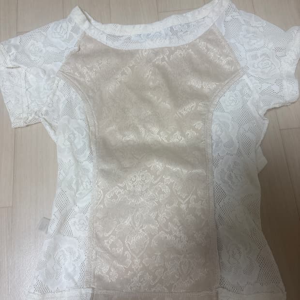 2000아카이브 단종 LACE PIPING TOP 2사이즈