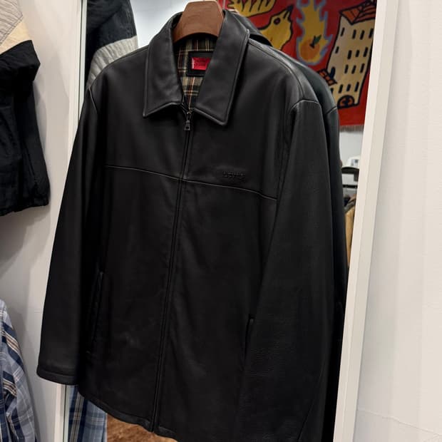 00s Levis 리바이스 레드탭 카우하이드 레더 자켓