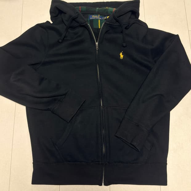 폴로랄프로렌 후드짚업 집업 블랙 검정 S 